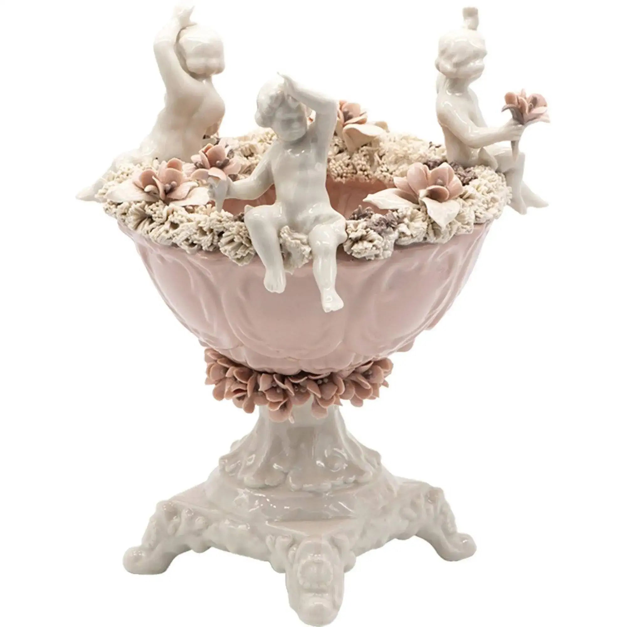 Centrepiece with Angels - Capodimonte Porcelain