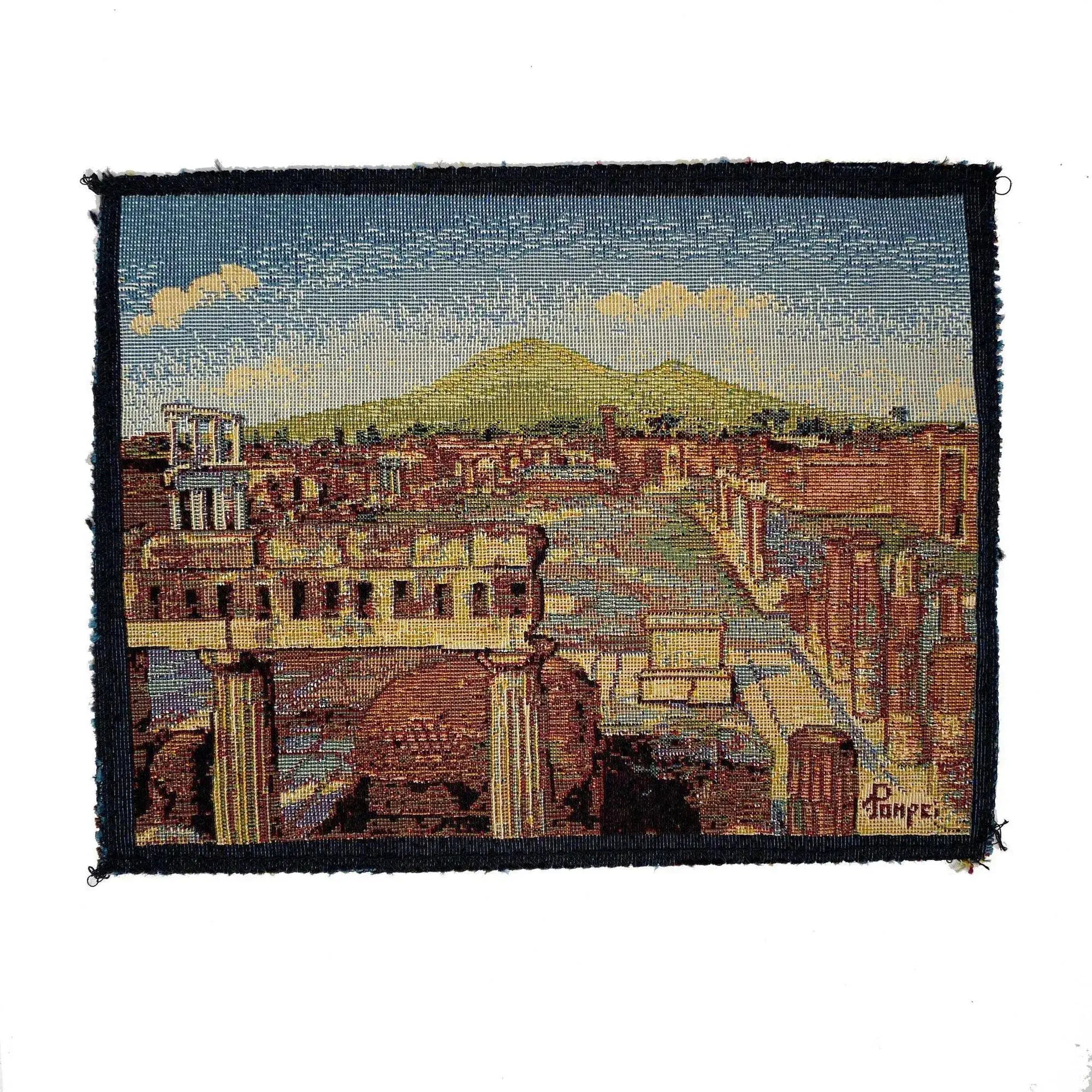 Arazzo jacquard, mouse pad con stampa di pompei