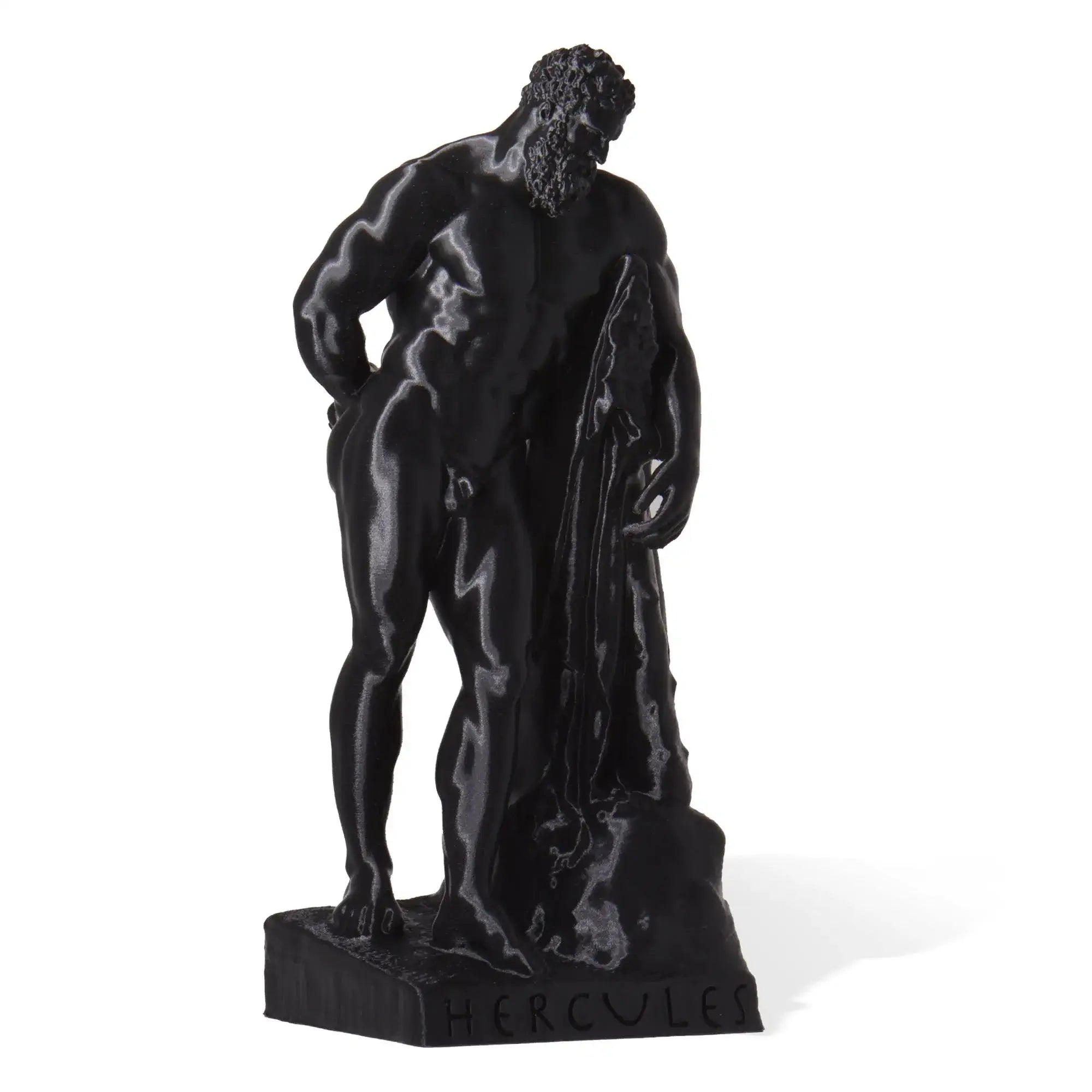 Scultura 3D di Ercole, colore nero