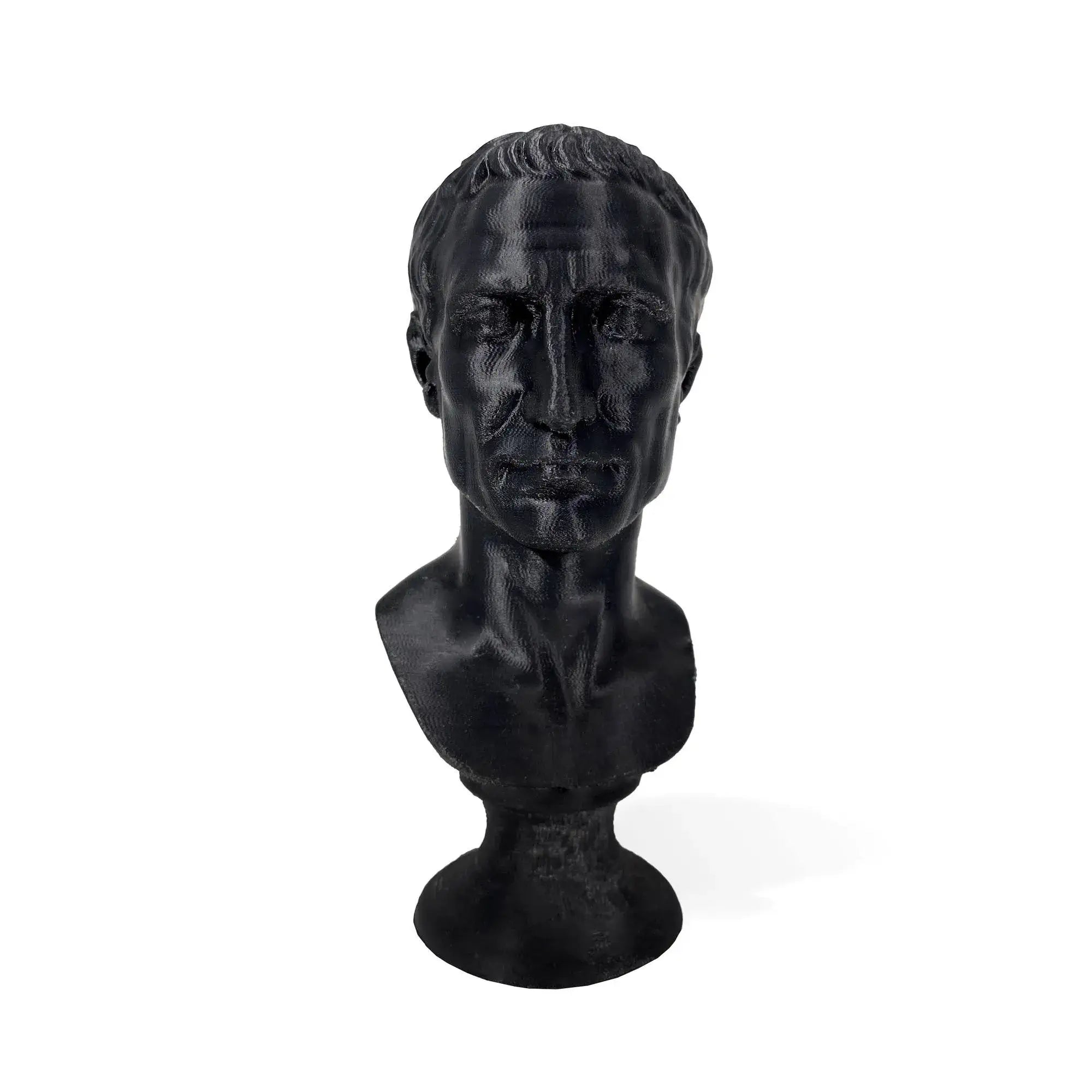 Busto di Giulio Cesare stampato in 3D, 14 cm