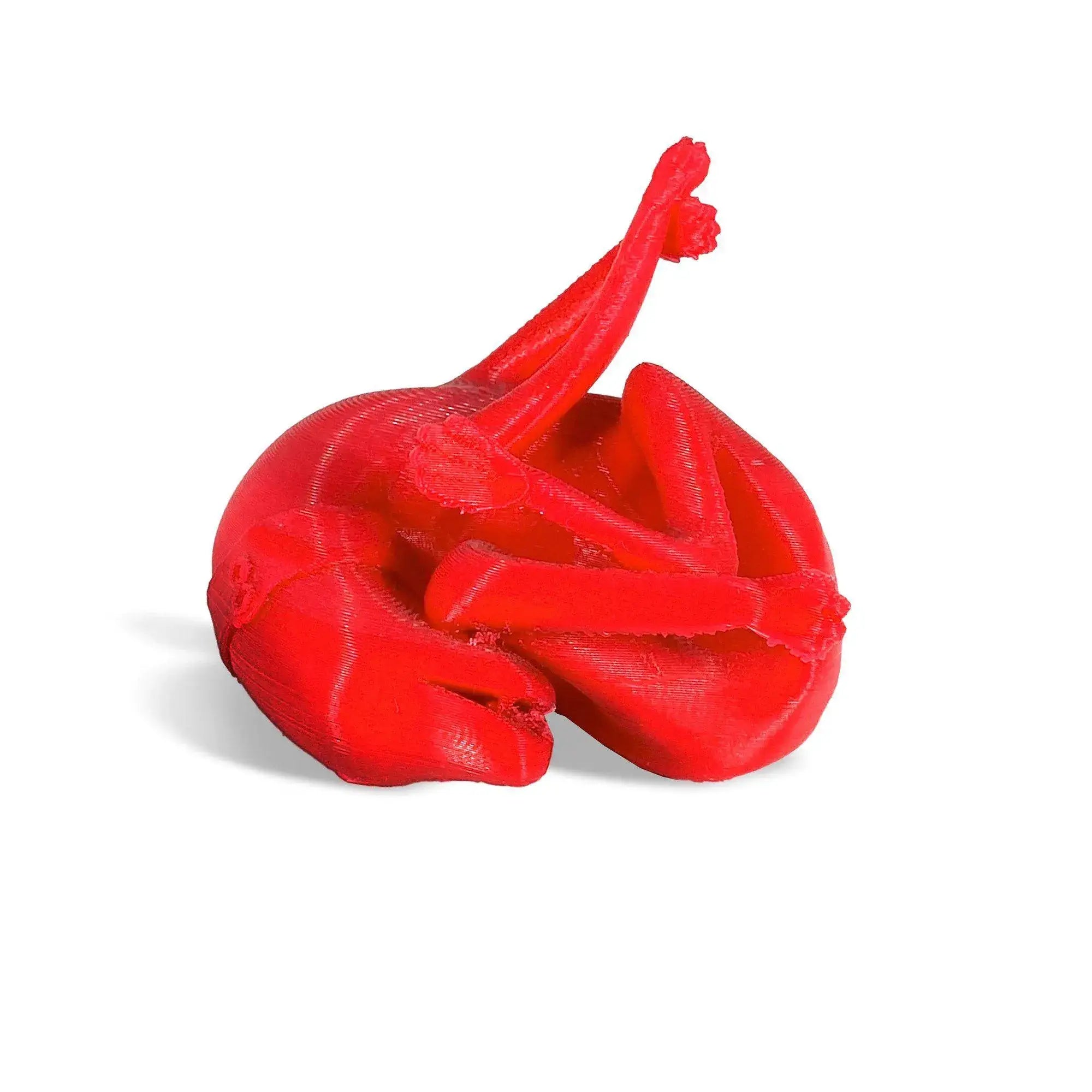 Calco cane di Pompei 3D Printed rosso