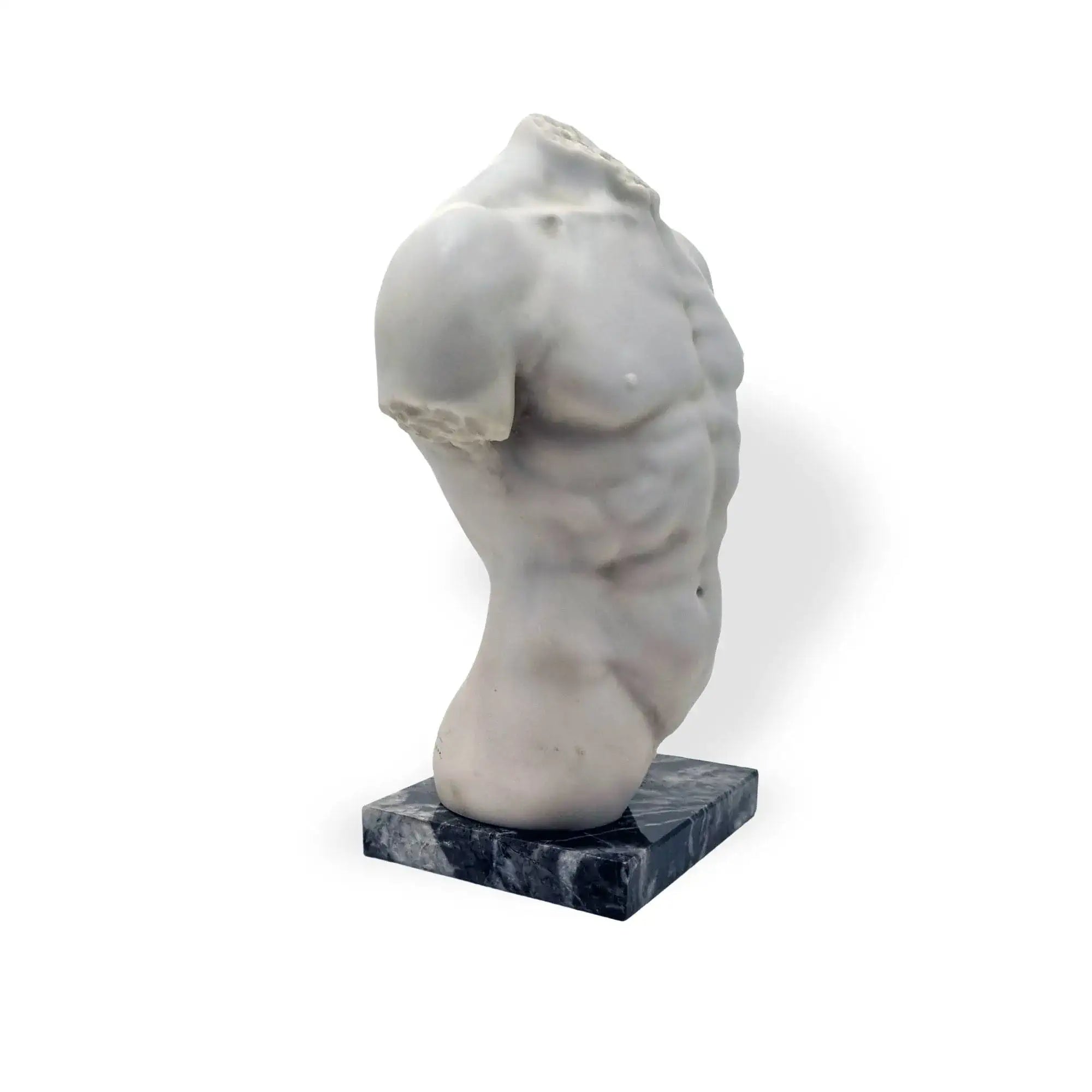 Torso uomo in marmo scultura