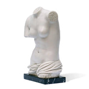 La Venere di Milo, scultura in marmo torso 27 cm