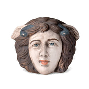 Maschera della Dea Medusa Gorgone in terracotta