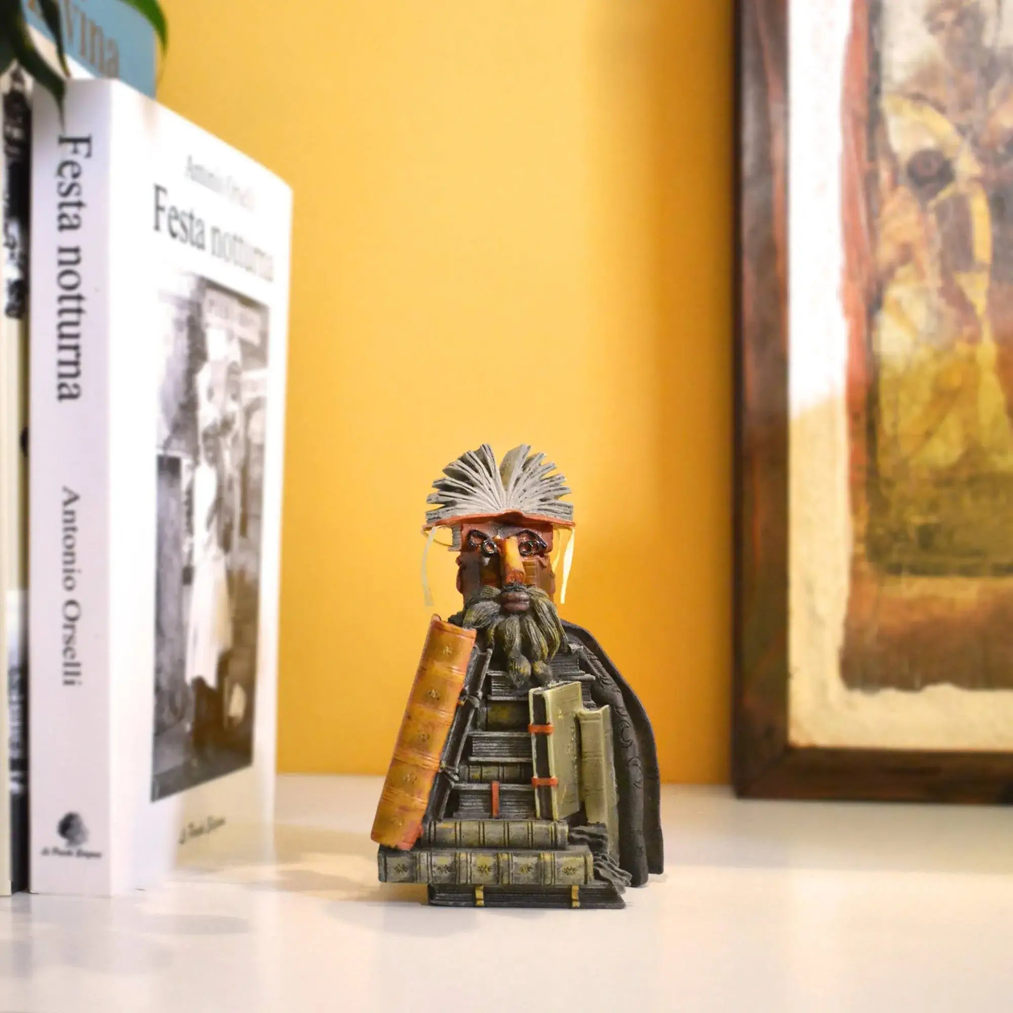 Riproduzione 3D del Bibliotecario di Arcimboldo