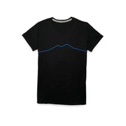 T-shirt con immagine del Vesuvio stilizzato