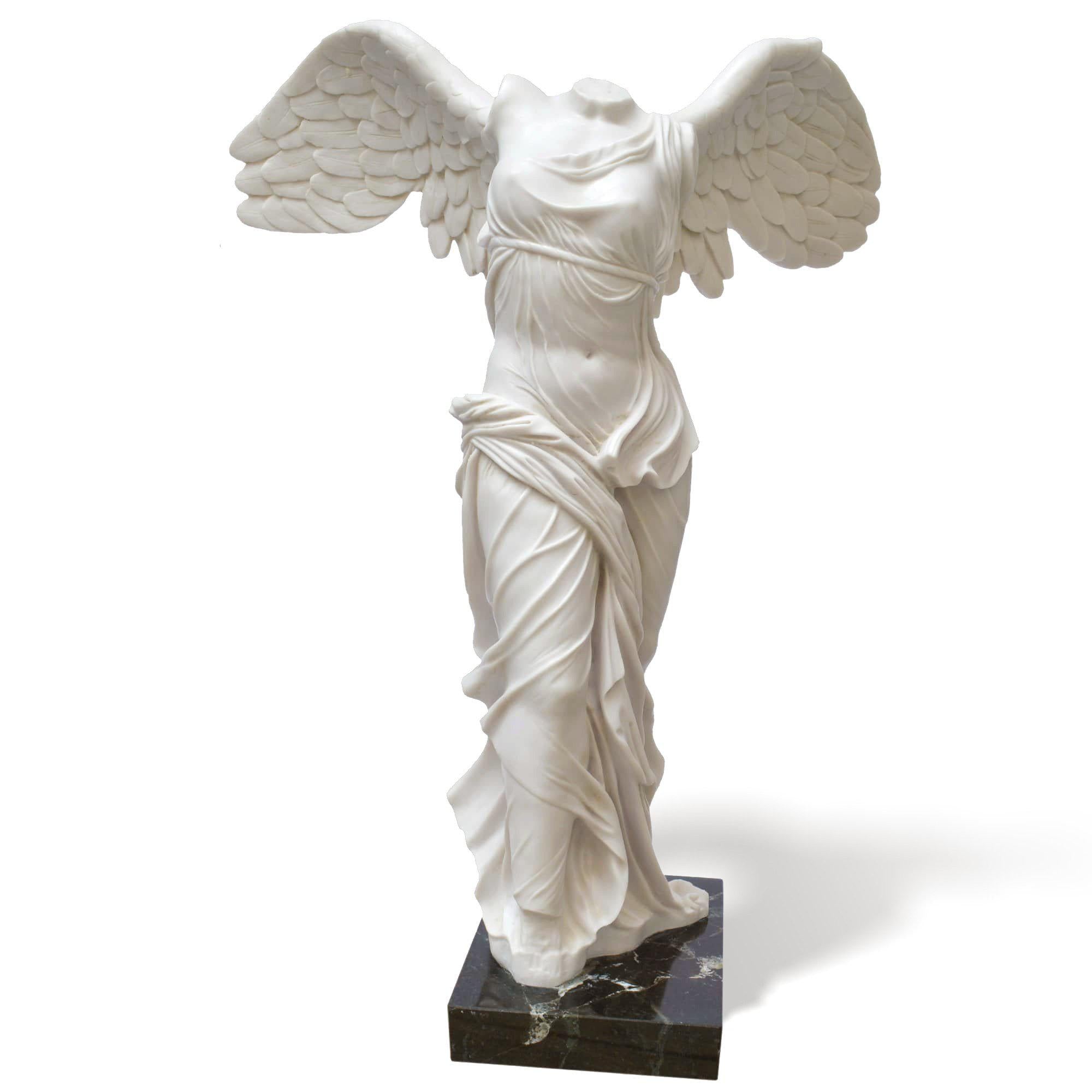 Jeg klager Maladroit udvikling Nike of Samothrace Winged Victory marble statue for sale